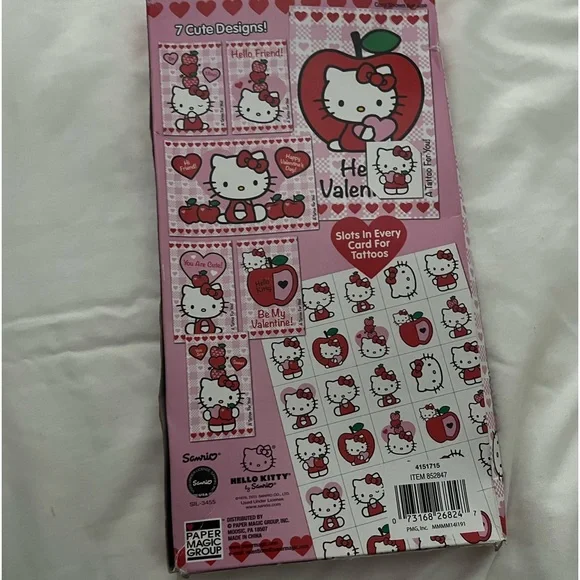 Hello Kitty Valentine Set Vtg - Picture 2 of 4
